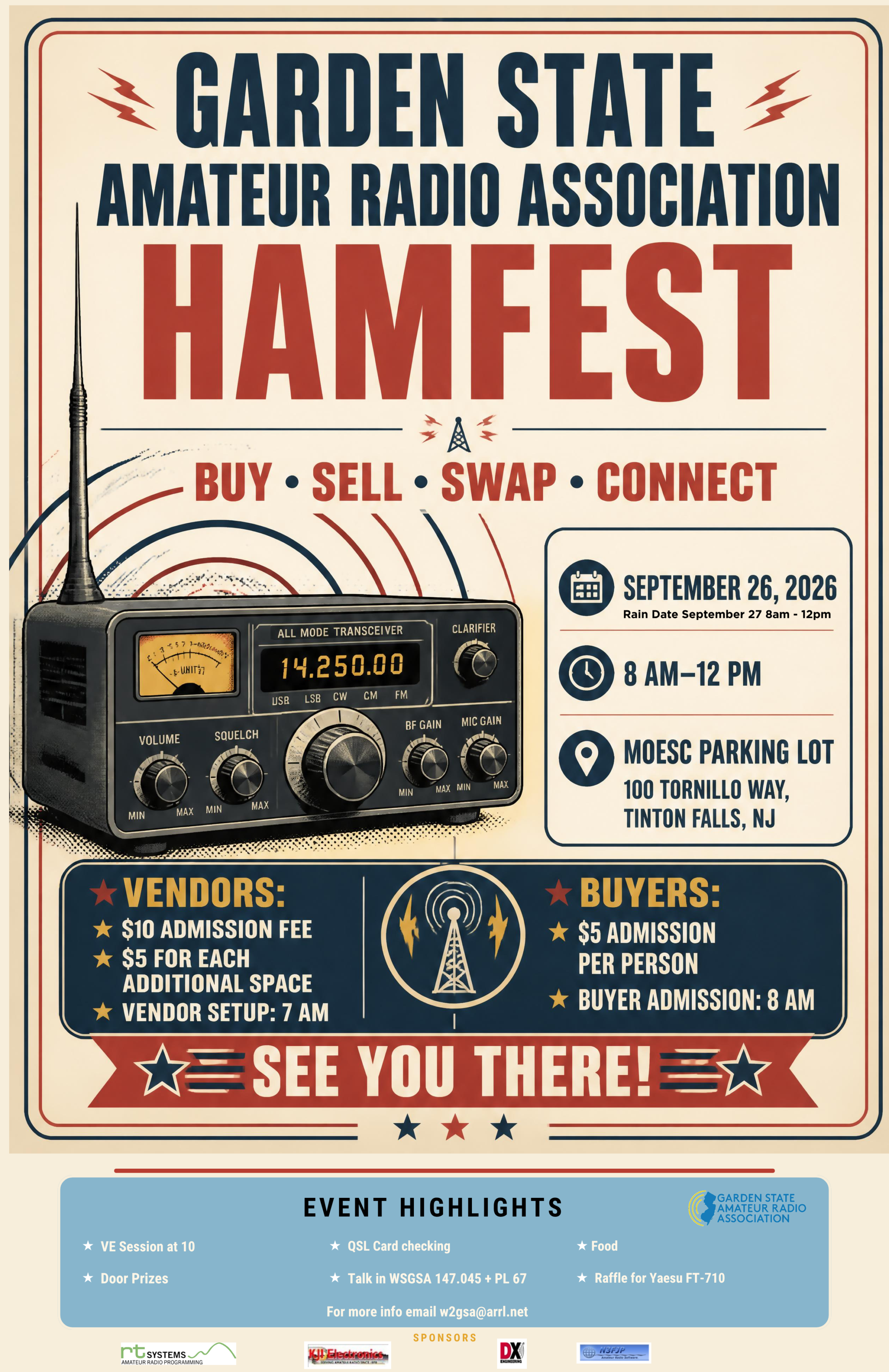 Hamfest Flyer — Highlights