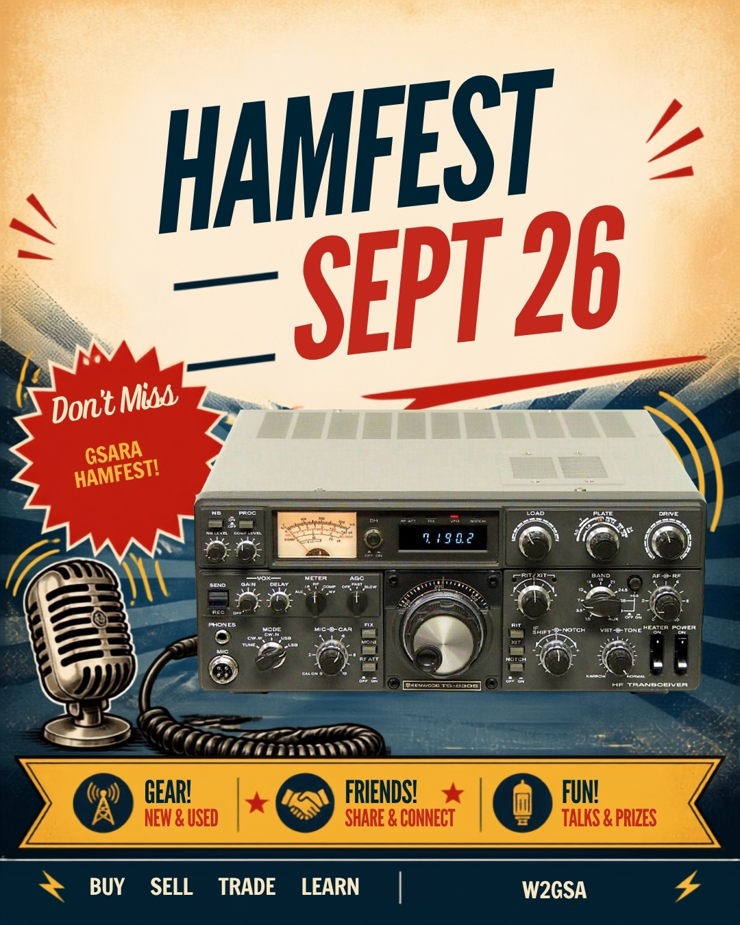 Hamfest weekend graphic